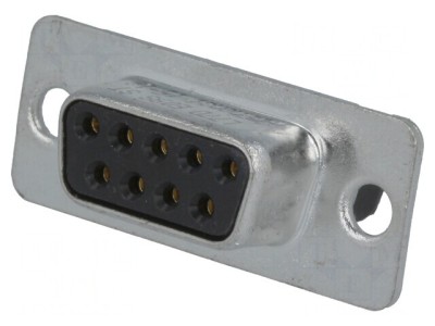 Conector D-Sub 9 PIN Mamă cu Șuruburi 7.5A 300VAC foto