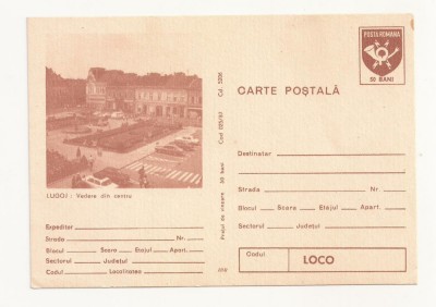 CA16 -Carte Postala-Lugoj, Vedere din centru, necirculata 1987 foto