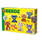 Set 2100 Margele de calcat cu accesorii incluse,tematica Funpins animale,+5 ani, SES Creative