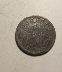 2 lei 1876 Fals de Epoca RAR foto