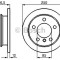 Disc frana VW LT II bus (2DB, 2DE, 2DK) (1996 - 2006) BOSCH 0 986 478 863