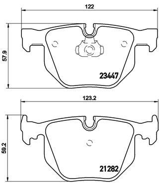 BREMBO P 06 029 PRIME LINE set placute frana,frana disc foto