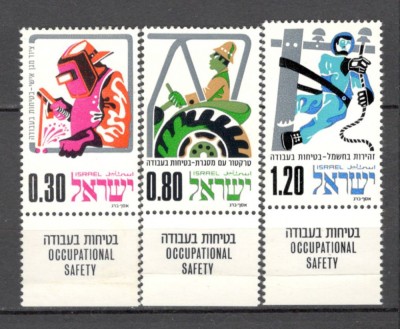 Israel.1975 Siguranta in munca-cu tabs MI.170 foto