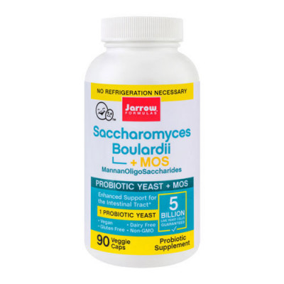 Saccharomyces Boulardii + MOS, 90cps, Jarrow Formulas foto