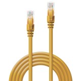 Cablu Lindy 1m Cat.6 U/UTP, Yellow, &quot;LY-48062&quot; (timbru verde 0.18 lei)