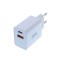 Incarcator retea Well 1x USB-A QC3.0 1x USB-C PD 30W alb PSUP-USB-WPQ3001WE-WL