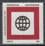 LIECHTENSTEIN 2020 SEPAC, Nestampilat