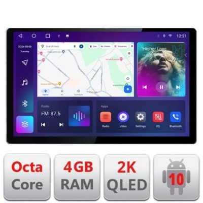 Navigatie Renault Trafic 2008-2012 Quad Core Edonav ecran 13&amp;quot; 2K 8 si 128 Android Waze USB Navigatie 4G 360 Toslink Youtube Radio CarStore Technology foto