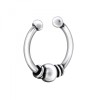 Piercing Nas Argint 925 Bali, 2.8mm, Silver Oxidat, Fara Nichel