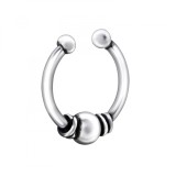 Piercing Nas Argint 925 Bali, 2.8mm, Fara Cristale, Silver, A4S28382