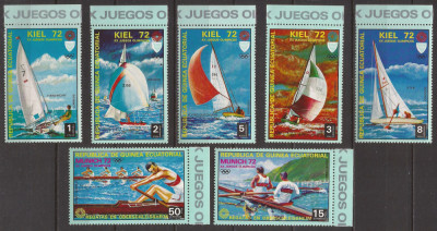 GUINEA ECUATORIALA SPORT J.O. DE VARA 1972 ( serie dantelata ) MNH foto