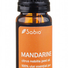 Ulei esential de mandarina (citrus nobilis peel oil), 10ml, Sabio