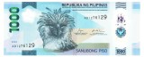 Filipine 1 000 1000 Piso 2024 P-241 Polimer UNC