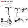 Trotineta pentru copii pliabila din aluminiu Byox Contrast alb