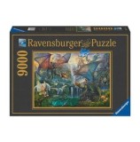 Cumpara ieftin Puzzle Ravensburger - Dragoni la lupta, 9000 piese