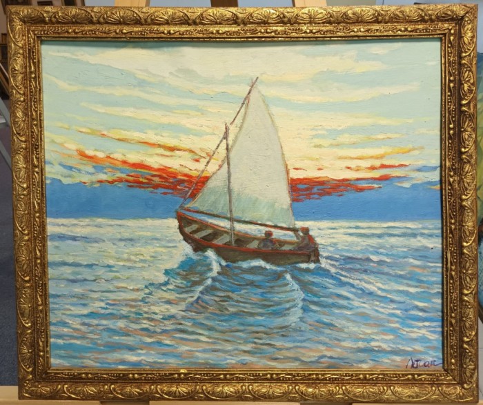 Tablou Pescuit la rasarit - Dorian