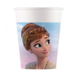 Set 8 pahare petrecere din carton model Frozen 2 Wind Spirit, 200 ml, Godan