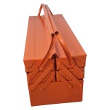 Cumpara ieftin Cutie metalica pentru scule si unelte, 5 sertare, portocaliu, 540 x 210 x 210 mm