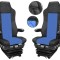 Set huse din piele ecologica pentru MAN TGX 2021-2025 - Albastru Negru