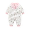 Salopeta alba imprimata cu capsuni (Marime Disponibila: 9-12 luni (Marimea 20, Superbaby