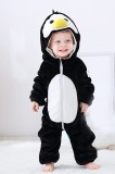 CLD134-1122 Pijama kigurumi pentru bebelusi tip salopeta din material moale si pufos