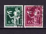 ✅ (S44) Germania Reich 1936 - &quot; Congresul mondial pentru timp liber/recreere&quot; ,serie Mi. 622/623 , stampilate