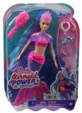 Barbie mermaid power papusa sirena, Mattel