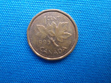 1 CENT 1995 CANADA /ELISABETA II, America de Nord