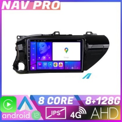 Navigatie Toyota Hilux 2016 KIT TY59 EDOTEC-LITE Android Ecran 720P Octa Core 8 128 Carplay CarStore Technology foto