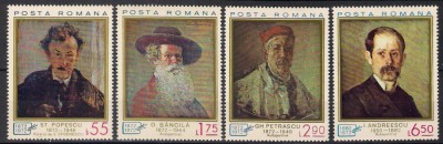 1972 - Aniversari, pictori, serie neuzata foto