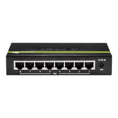 Switch 8 porturi Gigabit PoE- TRENDnet TPE-TG82G SafetyGuard Surveillance foto