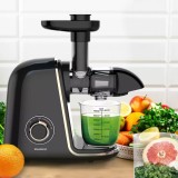Storcător pentru fructe și legume, orizontal, negru cu linii aurii, putere 150 W, Klausberg