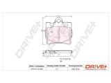 Dr!ve+ DP1010.10.0858 set placute frana,frana disc