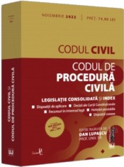 Codul civil si Codul de procedura civila: noiembrie 2022 - Universul Juridic