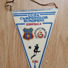 Fanion Steaua Bucuresti - Galatasaray, in semifinala CCE din 05.04. 1989