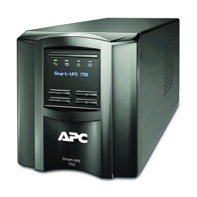 UPS APC,&amp;quot;Smart-UPS SMT&amp;quot;,Line Int. sin pura mgmt,mini tower, 750VA / 500W,AVR,IECx6,1xRBC48,LCD,11-20 min.,&amp;quot;SMT750IC&amp;quot;,prelungire garantie(WBEXTWAR1 YR- foto