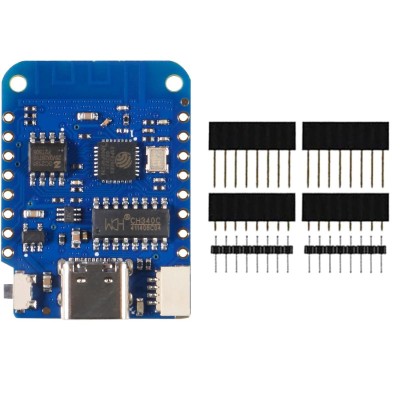 Placa dezvoltare compatibila WEMOS D1 Mini, V4, Type-C USB, WIFI, IoT foto