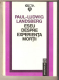 Paul Ludwig Landsberg-Eseu despre experienta mortii