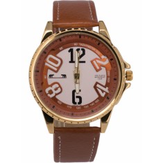 Ceas Barbatesc Matteo Ferari Light Brown Gold Casual III