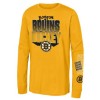 Boston Bruins tricou cu măneci lungi pentru copii Stand Out Ls Ctn - Dětsk&eacute; XL (13 - 15 let)
