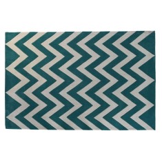 Covor DKD Home Decor 160 x 230 x 2 cm Poliester Zig-Zag Bicolor