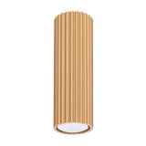Lampă De Tavan Karbon Din Aluminiu Aurit, 1 Bec Tub Minimalist De Interior