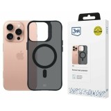 Husa de protectie 3mk Smoke MagCase pentru iPhone 16 Pro Semi-Transparent
