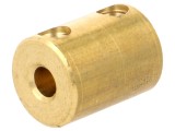 Adaptor Alamă 4mm Arămie