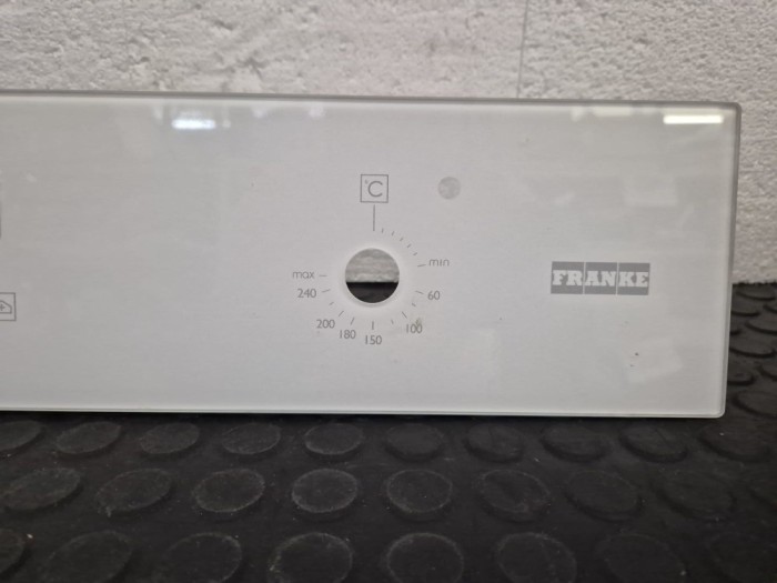 Masca fata sticla alba cuptor incorporabil Franke / R3