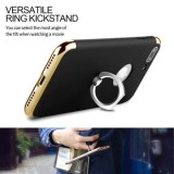 Cumpara ieftin Husa iPhone 7 MyStyle Elegance Luxury 3in1 Neagra: Carcasa Protectie Rezistenta Socuri, Praf si Zgarieturi, Policarbonat