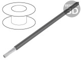 Cablu HookUp Wire 12AWG PVC gri &icirc;nchis 600V 305m ALPHA WIRE