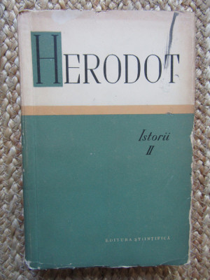 HERODOT - ISTORII- VOLUMUL 2 foto