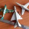 Trei machete avion Hawk Mig Focke Wulf incomplete defecte reconditionare 1:72 K1