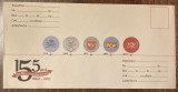 D11 - PN 17 - Plic necirculat tematica Posta romana - 155 de ani de la infiintare - 2017
